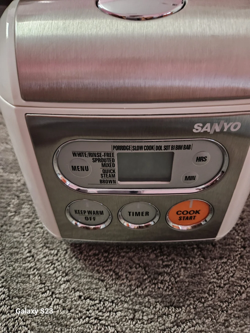 Sanyo - Micom Rice Cooker & Steamer - Off White 5 CUP ECJ-F50S